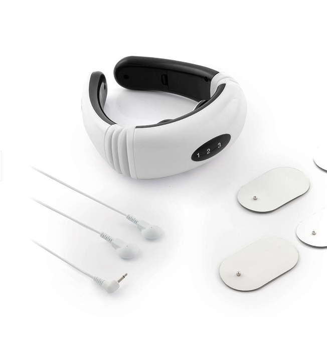 Aparat de masaj electromagnetic pentru cervicala,gat si spate