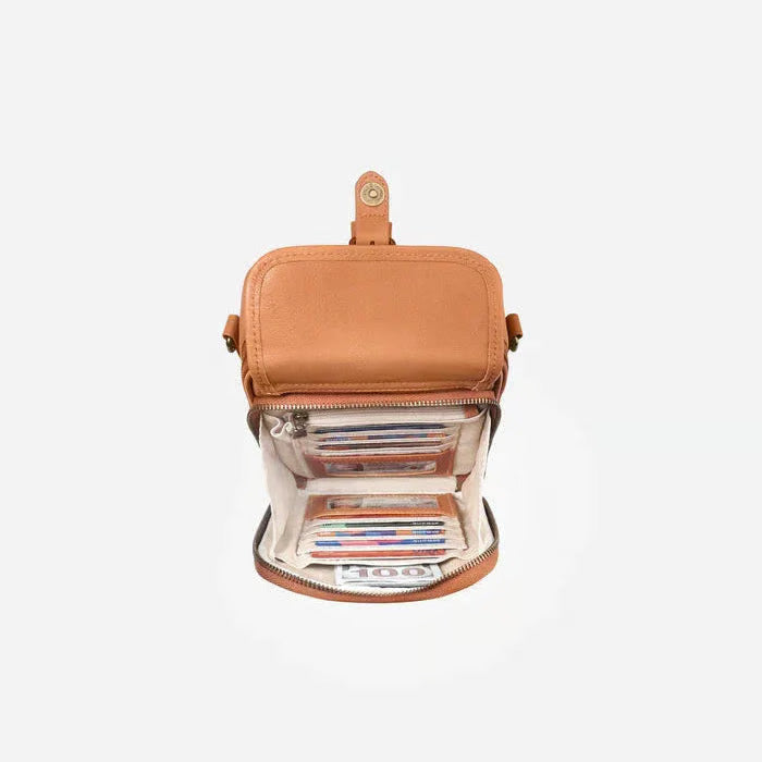 Geantă crossbody din piele *RFID ( siguranta suplimentară pentru carduri sau date personale )