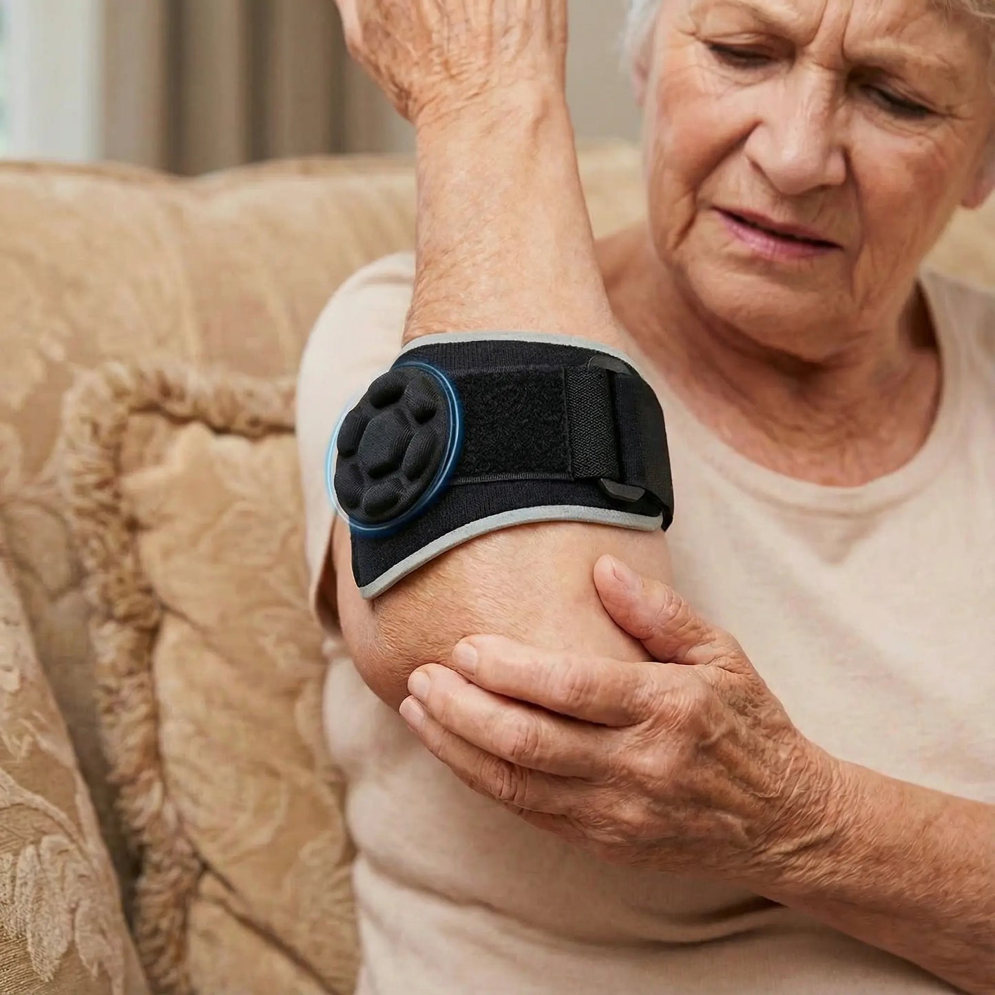 Compresie / bandă suport pentru durerile de cot tendinită