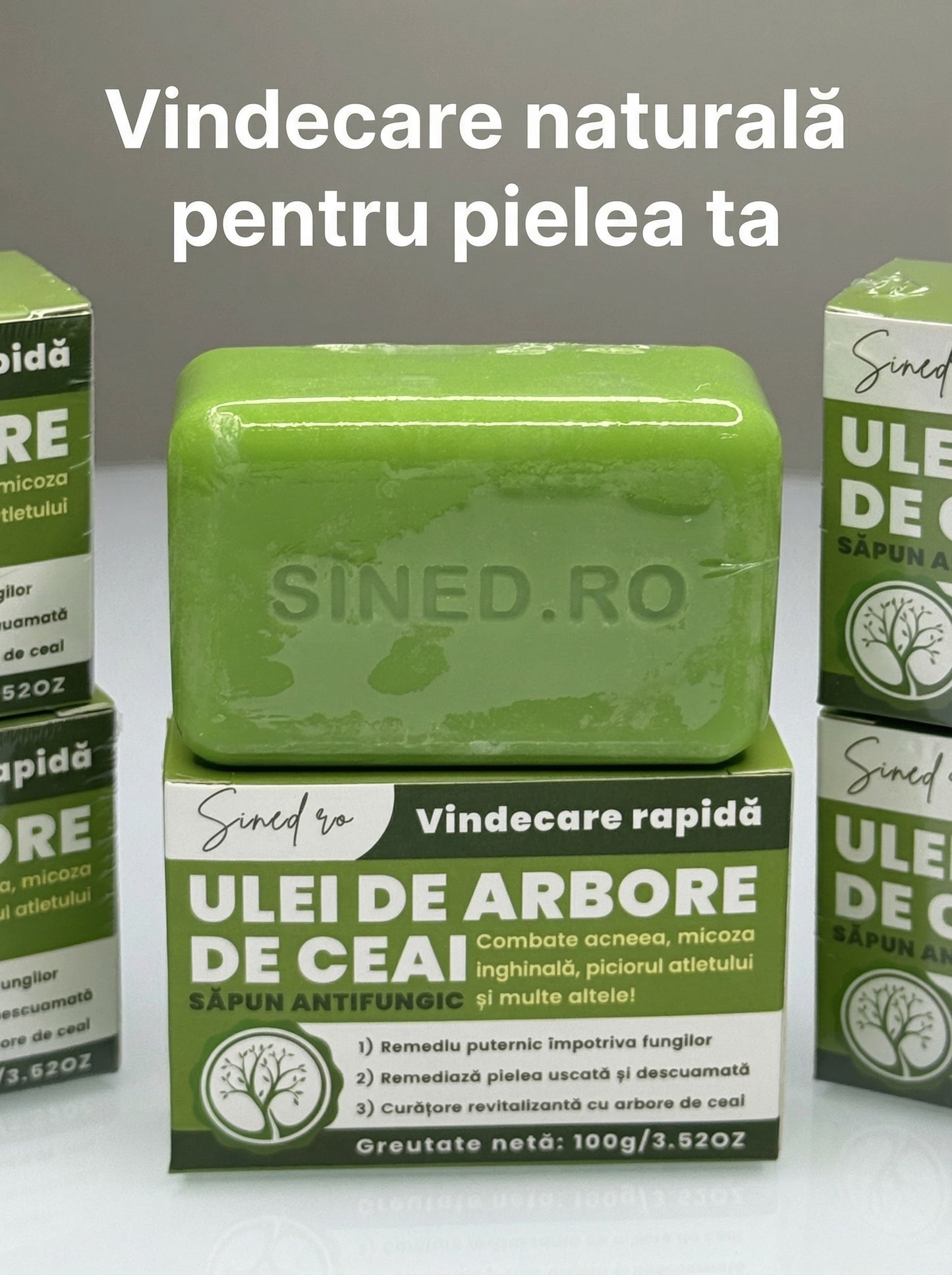 Săpun antifungic cu ulei de arbore de ceai