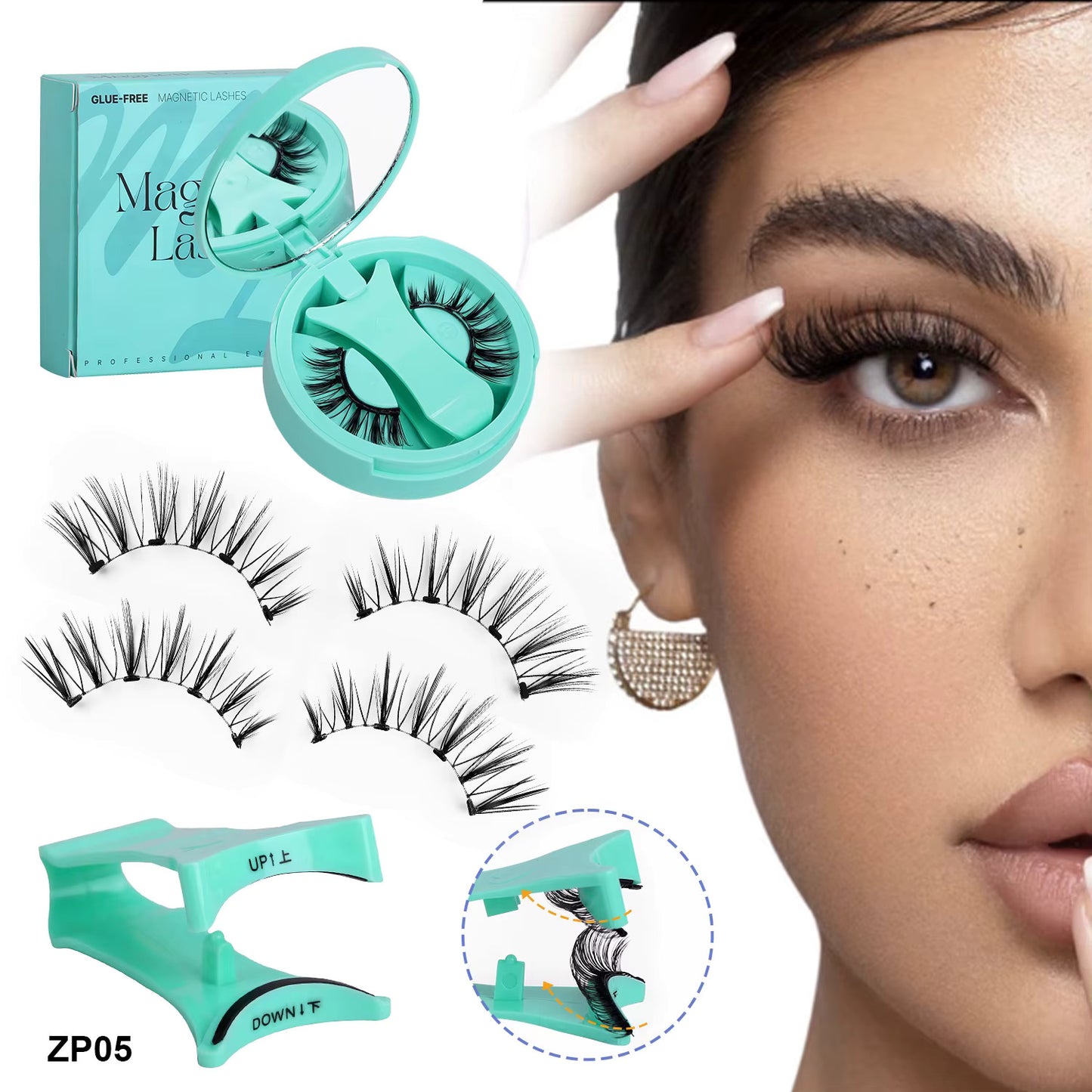 1+1 CADOU Gene false magnetice 3D, reutilizabile! TRANSPORT GRATUIT!