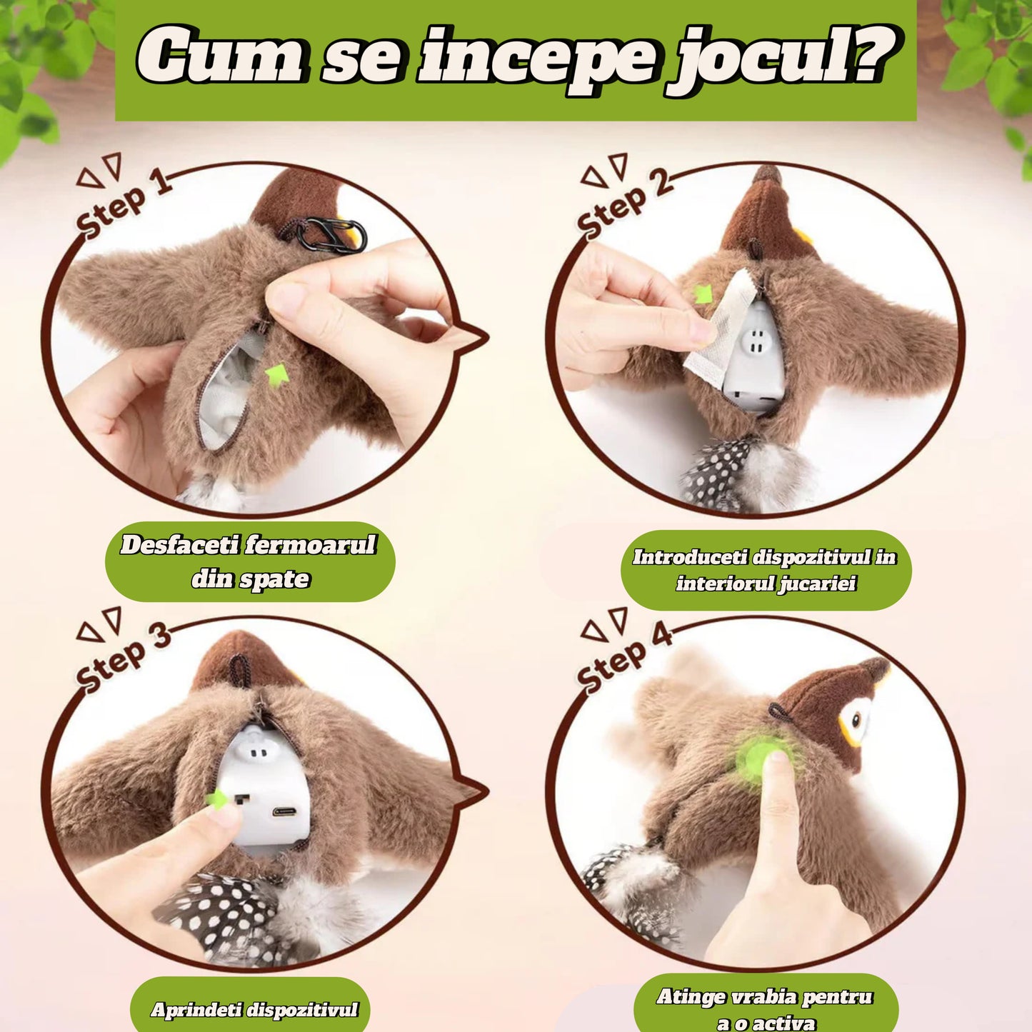 Jucarie interactivă pentru pisicuta