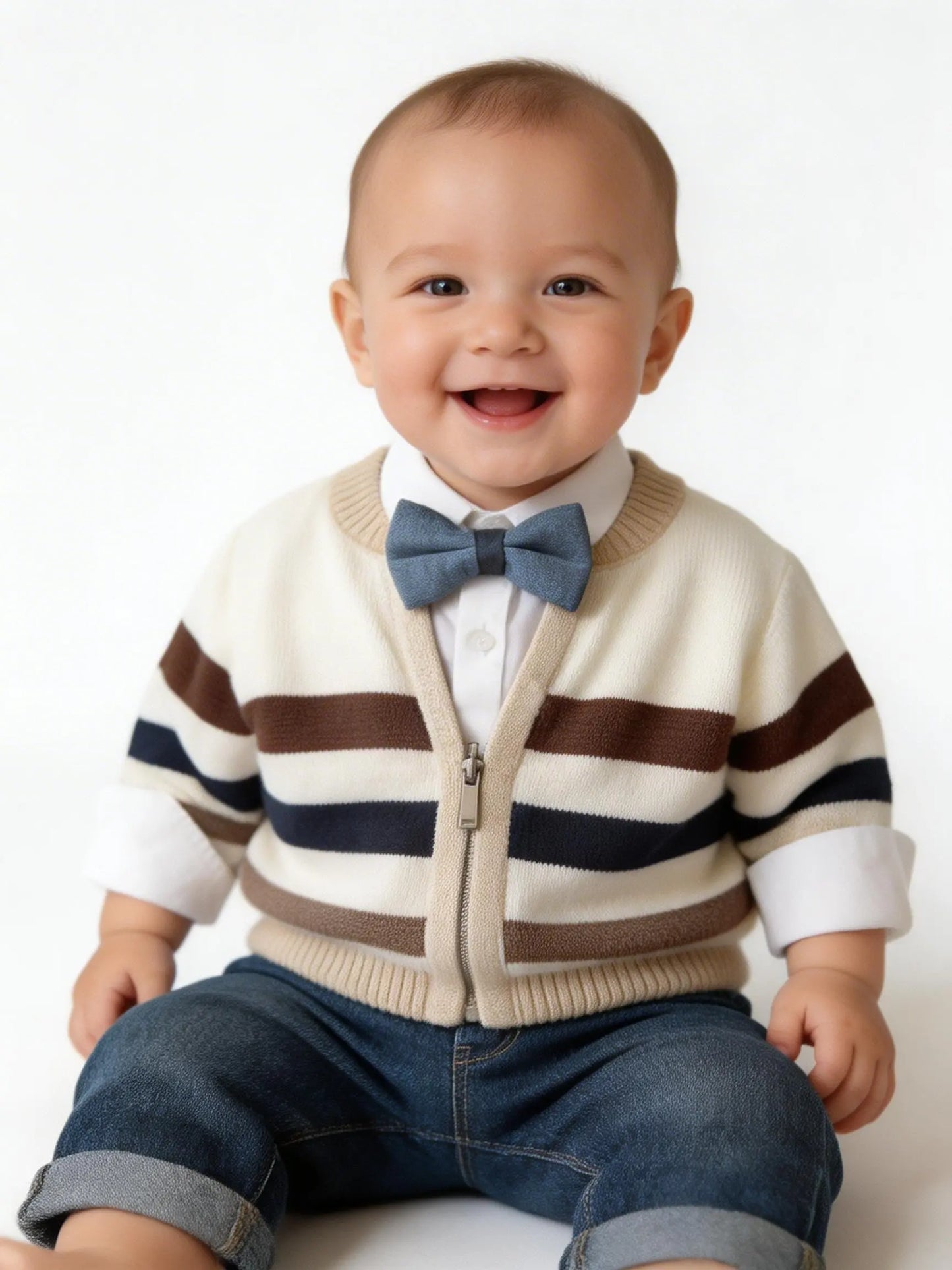 Set Elegant 4 piese Casual pentru Bebeluși „Little Gentleman”