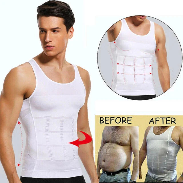 Maiou Modelator de Slăbit pentru Bărbați Slim Fit